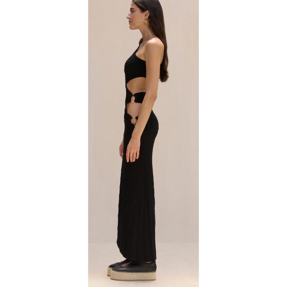 NEW CULT GAIA lurez knit dress in black - Picture 3 of 4